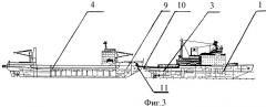 Комплекс для транспортировки грузов в ледовых условиях (варианты) (патент 2462386)