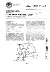 Посадочный аппарат машины для посадки корнеплодов (патент 1475519)