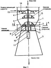 Устройство для очистки газов типа трубы вентури (патент 2338580)
