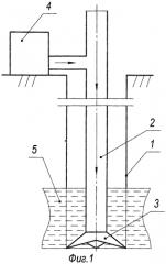 Способ бурения скважины под кондуктор при катастрофическом поглощении и устройство для его осуществления (патент 2569653)