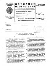 Стенд для испытаний изделий на воздействие импульса ускорения (патент 989344)