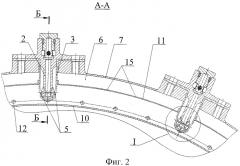 Фронтовое устройство кольцевой камеры сгорания газотурбинного двигателя (патент 2395039)