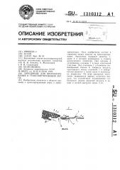Аэроднище для вентилирования и транспортирования зерна (патент 1310312)