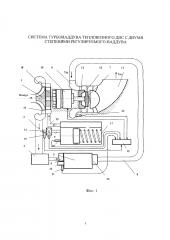 Система турбонаддува тепловозного двс с двумя степенями регулируемого наддува (патент 2594836)