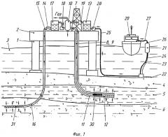 Морская буровая платформа и способ предотвращения загрязнения акватории пластовыми водами (патент 2382140)