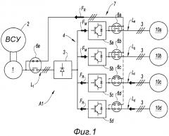 Способ и устройство обработки регенерированной электрической энергии летательного аппарата (патент 2594326)