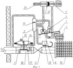 Модулируемая атмосферная газовая горелка с автоматическим корректором мощности (патент 2430305)
