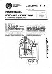 Копировальный станок (патент 1009719)