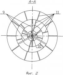 Устройство для равномерного заполнения сыпучим материалом вертикально стоящих сосудов (патент 2317934)