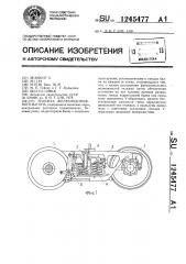 Тележка железнодорожного вагона (патент 1245477)