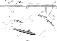 Способ и устройство освещения подводной обстановки (патент 2655592)