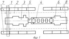 Поточная линия для наколки шпал и закрепления их от растрескивания (патент 2336995)