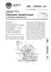 Почвообрабатывающее орудие (патент 1521313)