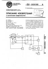 Устройство для измерения проката колес железнодорожных транспортных средств (патент 1054160)