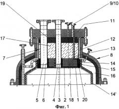 Устройство для крепления горелок с системой охлаждения для установки с горелками в газогенераторе с газификацией в потоке (патент 2499815)