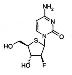 Способ получения замещенных 1-о-ацил-2-дезокси-2-фтор-4-тио-β-d-арабинофураноз (патент 2559364)