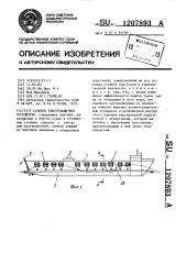 Судовое брызгозащитное устройство (патент 1207893)