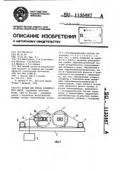 Вальцы для помола керамического сырья (патент 1135487)