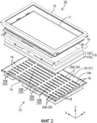 Блок источника света, осветительное устройство, устройство отображения и телевизионный приемник (патент 2491476)