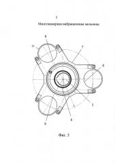 Многокамерная вибрационная мельница (патент 2608047)