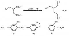 Способ получения 2-[(оксифенил)метил]бутан-1,4-диолов (патент 2646222)
