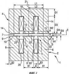 Линейный привод с уменьшенной осевой компонентой усилия, линейный компрессор и холодильный аппарат (патент 2430460)