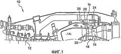 Контроль зазора у вершины лопаток в турбине высокого давления турбомашины (патент 2472001)