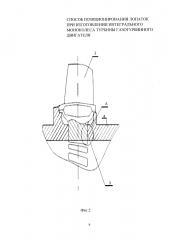 Способ позиционирования лопаток при изготовлении интегрального моноколеса турбины газотурбинного двигателя (патент 2595331)