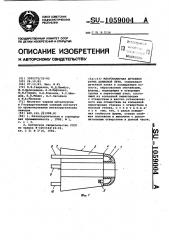 Многокамерная дутьевая фурма доменной печи (патент 1059004)