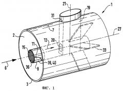 Устройство для измерения по меньшей мере одного параметра потока текучей среды, движущегося по трубопроводу (патент 2257550)