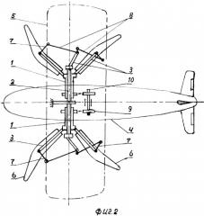 Летательный аппарат - аэроплан с машущим винтом (жукоплан) (патент 2540040)