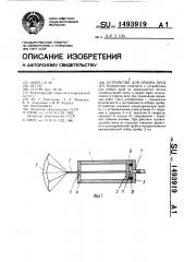 Устройство для отбора проб (патент 1493919)