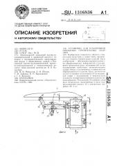 Установка для плазменной обработки строительных изделий (патент 1316836)