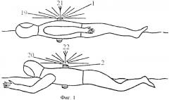 Система для обнаружения и определения местоположения человека, терпящего бедствие на воде (патент 2254262)