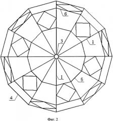 Ребристый купол (патент 2298618)
