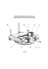 Комплекс вооружения боевой машины с информационно-управляющей системой (патент 2628027)