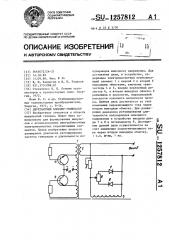 Двухтактный блокинг-генератор (патент 1257812)