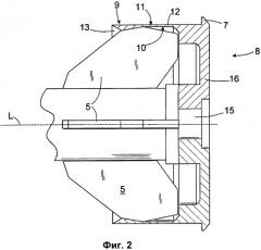 Опорный узел для удержания минометного снаряда в стволе орудия и способ его крепления (патент 2483267)