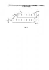 Способ изготовления звукоизолирующих панелей или блоков (патент 2600813)
