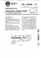 Устройство для контроля работоспособности резцов (патент 1240505)