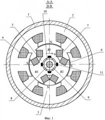 Явнополюсный коллекторный электрический двигатель (патент 2414796)