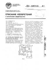 Система для определения частотных характеристик объектов с широтно-импульсным модулятором (патент 1287115)