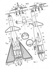 Аэрокосмический самолет с ядерным двигателем и способ осуществления им аэрокосмических полетов (патент 2574295)