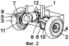 Шасси транспортного средства для движения, в частности, по лестницам (патент 2312788)