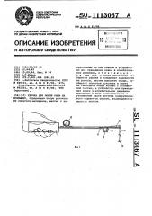 Удочка для ловли рыбы на мормышку (патент 1113067)