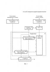 Способ измерения задержки радиосигналов (патент 2620131)