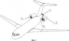 Силовая установка с отбором пограничного слоя фюзеляжа (патент 2361779)