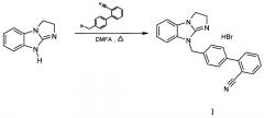 Гидробромид 4'-(2,3-дигидро-9н-имидазо[1,2-а]бензимидазол-9-ил-метил)бифенил-2-карбонитрил, проявляющий свойства активатора амф-активируемой протеинкиназы (амрк) (патент 2650877)