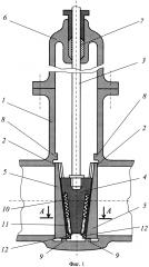 Двухдисковая параллельная трубопроводная задвижка (патент 2594542)