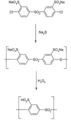Сульфированные поли(арилены) как гидролитически и термоокислительно устойчивые полимеры (патент 2423393)